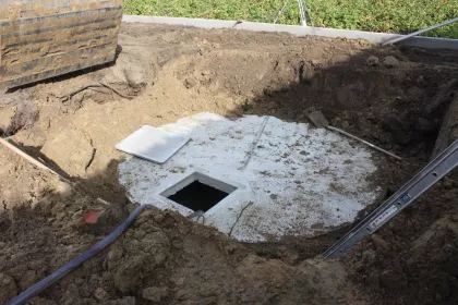 Bigger view of Plaatsen van regenputten en septische putten
